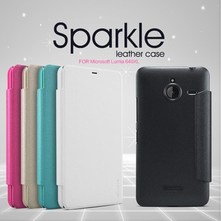 Bao da Microsoft Lumia 640 XL chính hãng Nillkin Sparkle