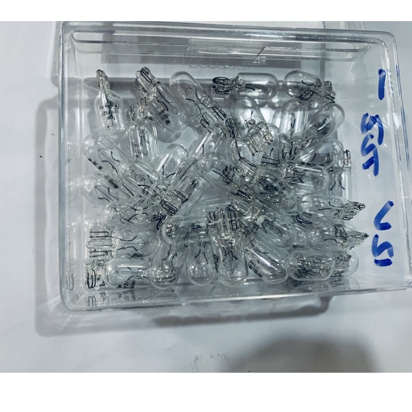 Bóng Đèn Demi, soi biển số Chân T10 12V-5W loại tốt