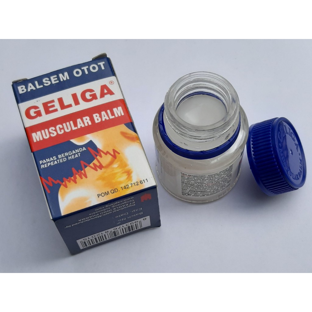 [chuần] Dầu cù là nóng như lửa xoa bóp Geliga muscular balm Indonesia 40g