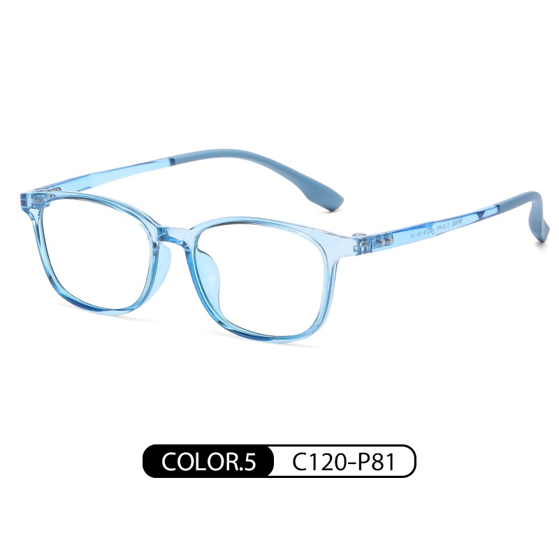 Mắt Kính Chống Ánh Sáng Xanh Hình Oval Thời Trang Cho Thanh Thiếu Niên