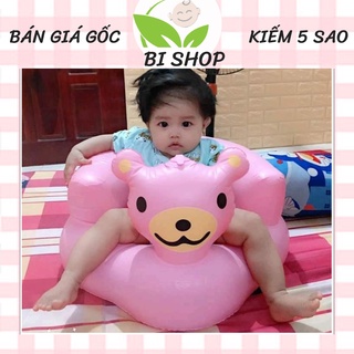 Ghế hơi tập ngồi cho bé hình con gấu