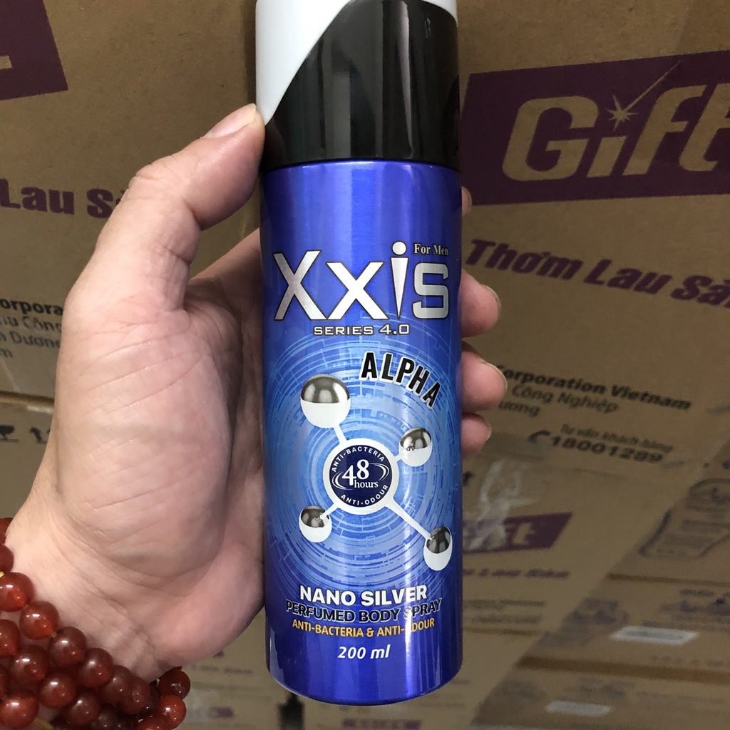 Nước Hoa Xịt Khử Mùi Toàn Thân XXIS 200ml