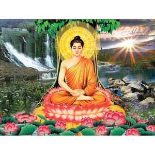 Tranh đính đá toàn bộ - Đức Phật Thích Ca