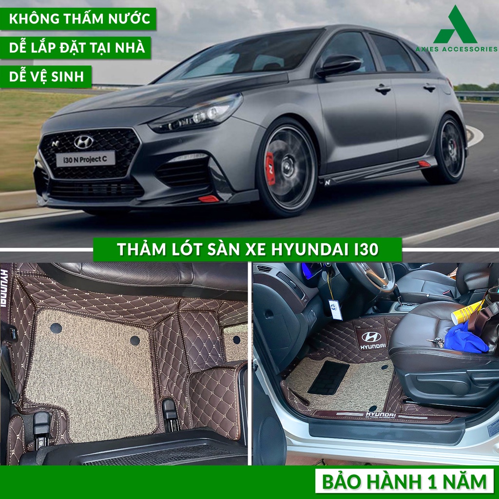 [GIÁ TẬN XƯỞNG][Hình Thật] Thảm Lót Sàn Xe Ô Tô HYUNDAI I30 - Chống Nước, Chống bẩn, Dễ Lắp Giá Xưởng