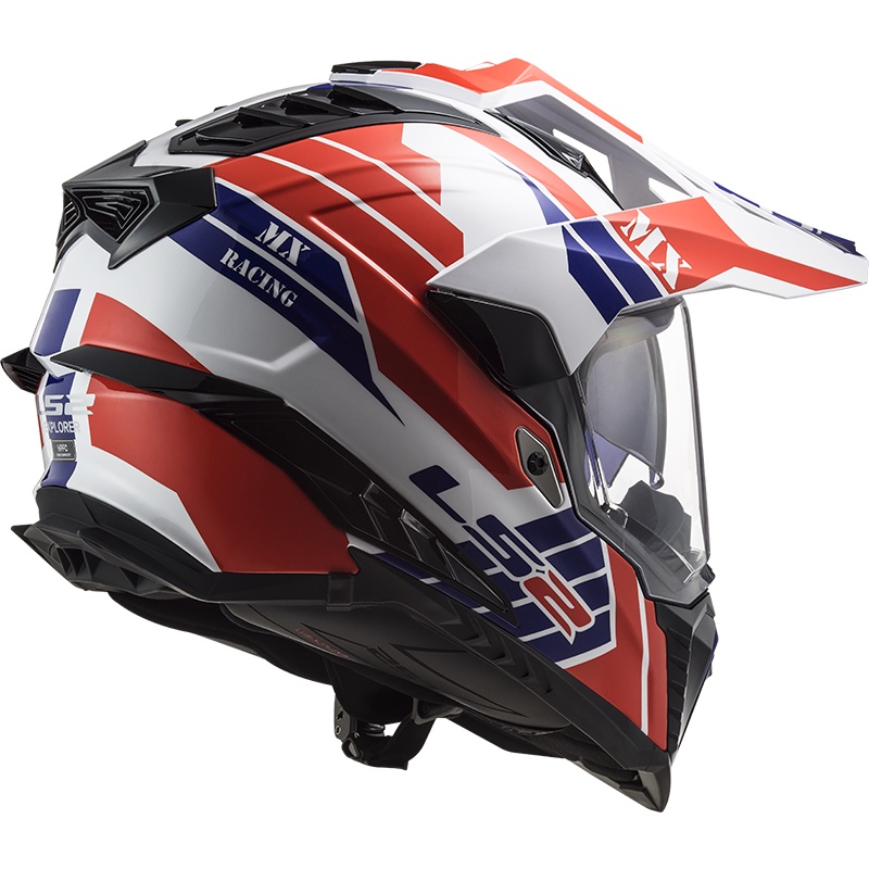 Fullface LS2 MX701 EXPLORER F (Sợi Thủy Tinh) Dual Sport - (Tặng Khăn Trùm SWAT)