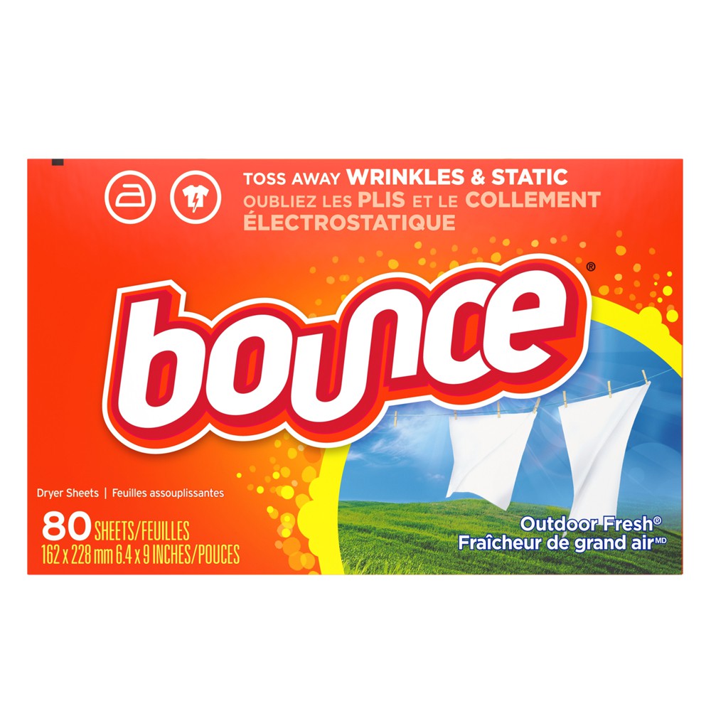 [NOWSHIP Q1 HCM] Giấy Thơm Dùng Cho Máy Sấy Có Hương Thơm (80 Tờ) Bounce 80Sheet - USMART