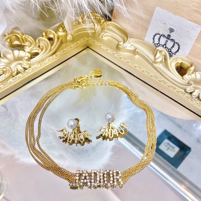SET CHOCKER & BÔNG TAI JADIOR