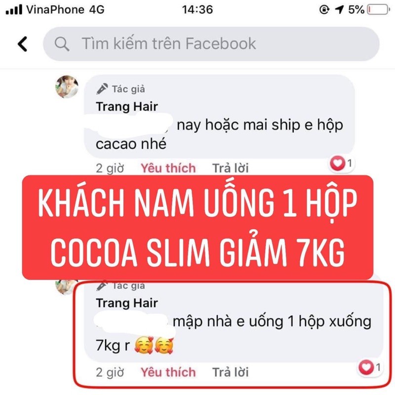 combo 2h giảm cân cocoa slim 790k | BigBuy360 - bigbuy360.vn