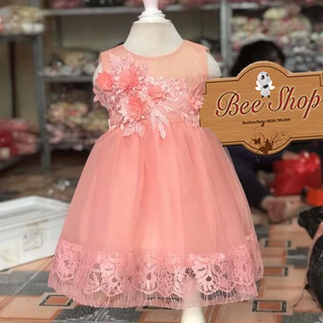Váy thiết kế cao cấp cho bé gái