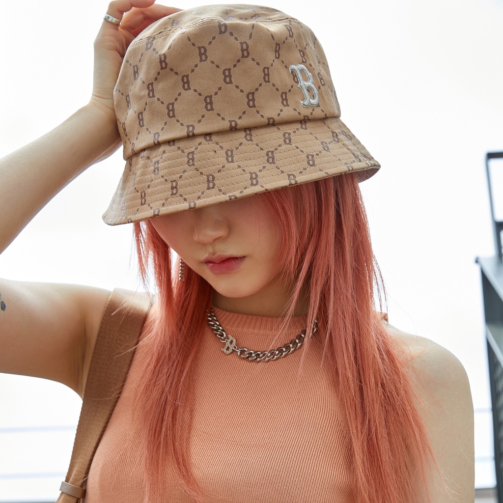 [FREESHIP] NÓN BUCKET MLB CHẤT VẢI COTTON HÀN QUỐC CAO CẤP, NÓN XÔ, NÓN THỜI TRANG MÃ MLBA20 MÀU NÂU
