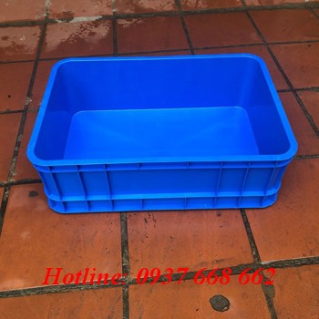 Thùng nhựa đặc B1 - Kt: 610x420x200 mm