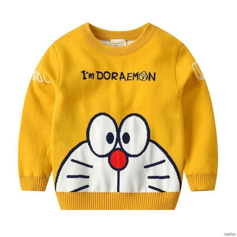 ruiaike  Kids Cardigan Sweater Spring/Autumn Boy Girl Cartoon Cat Knitted Pullover Sweatshirt Casual Clothes