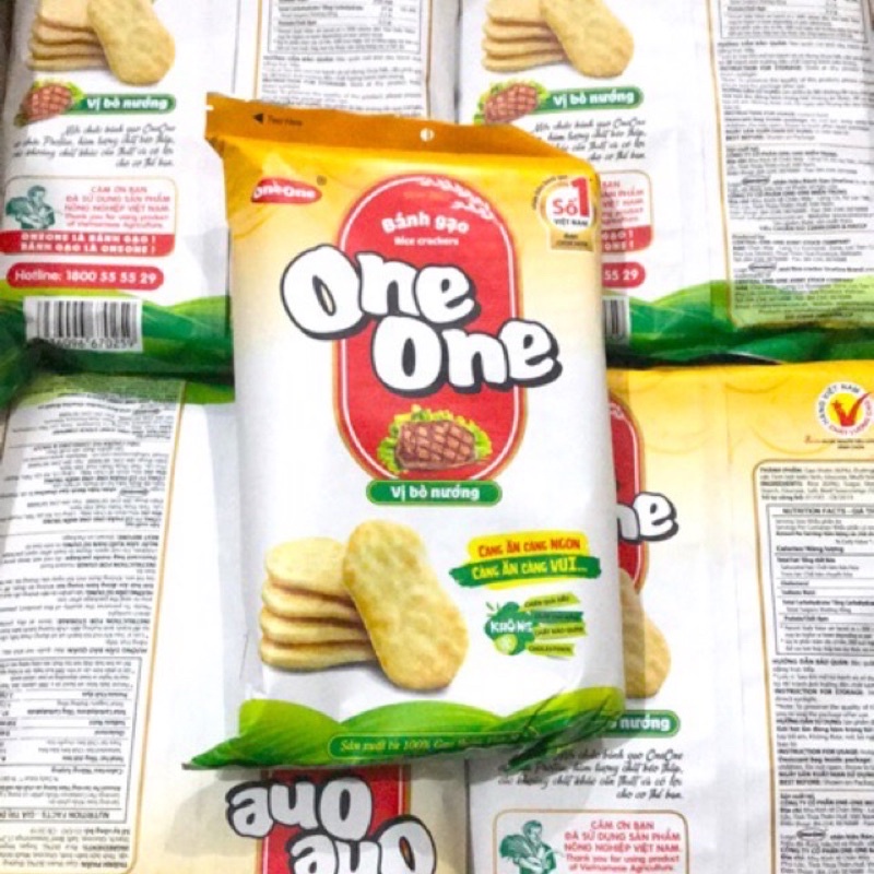 Bánh gạo mặn One One vị bò nướng / phô mai ngô 150g
