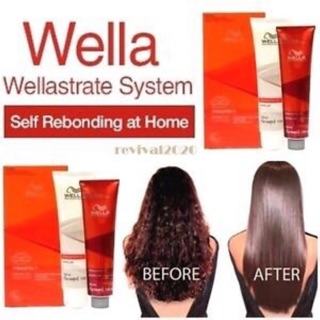 Bộ thuốc duỗi tóc Wella Straighten It 100ml x2 "