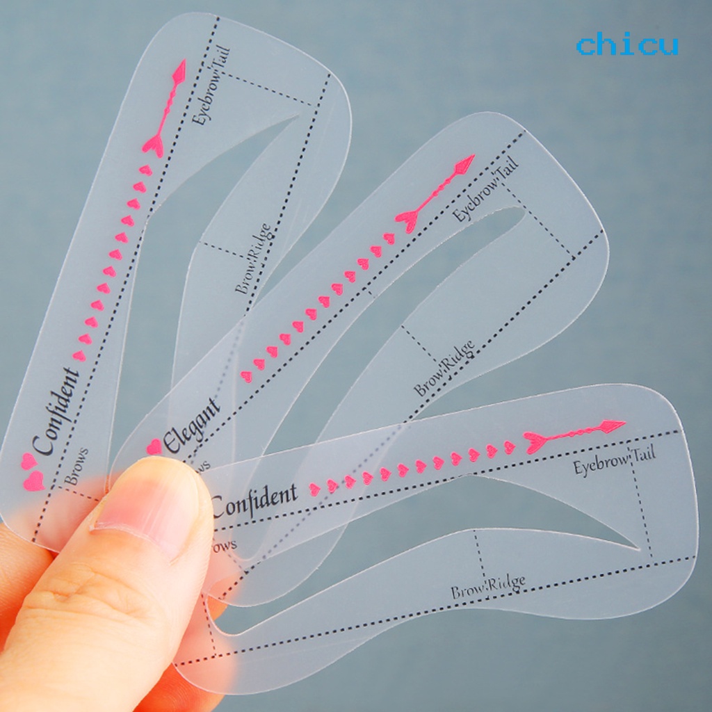 [Hàng mới về] Set 10 khuôn kẻ lông mày chính xác tiết kiệm sức cho nữ