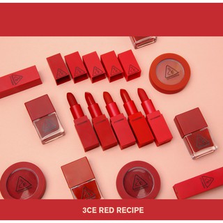 3CE Red Recipe Matte Lip Color, Son lì 3ce chính hãng