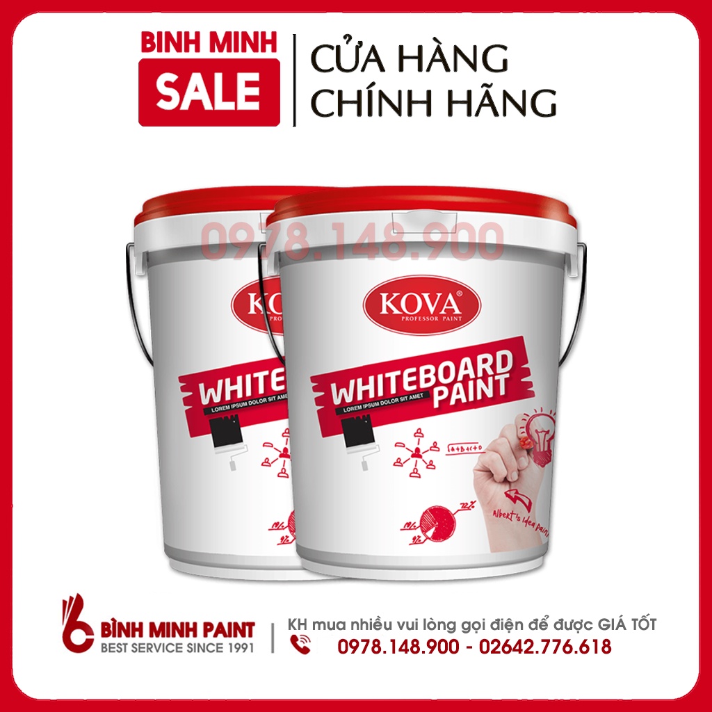 Sơn Viết Bảng KOVA Chính Hãng