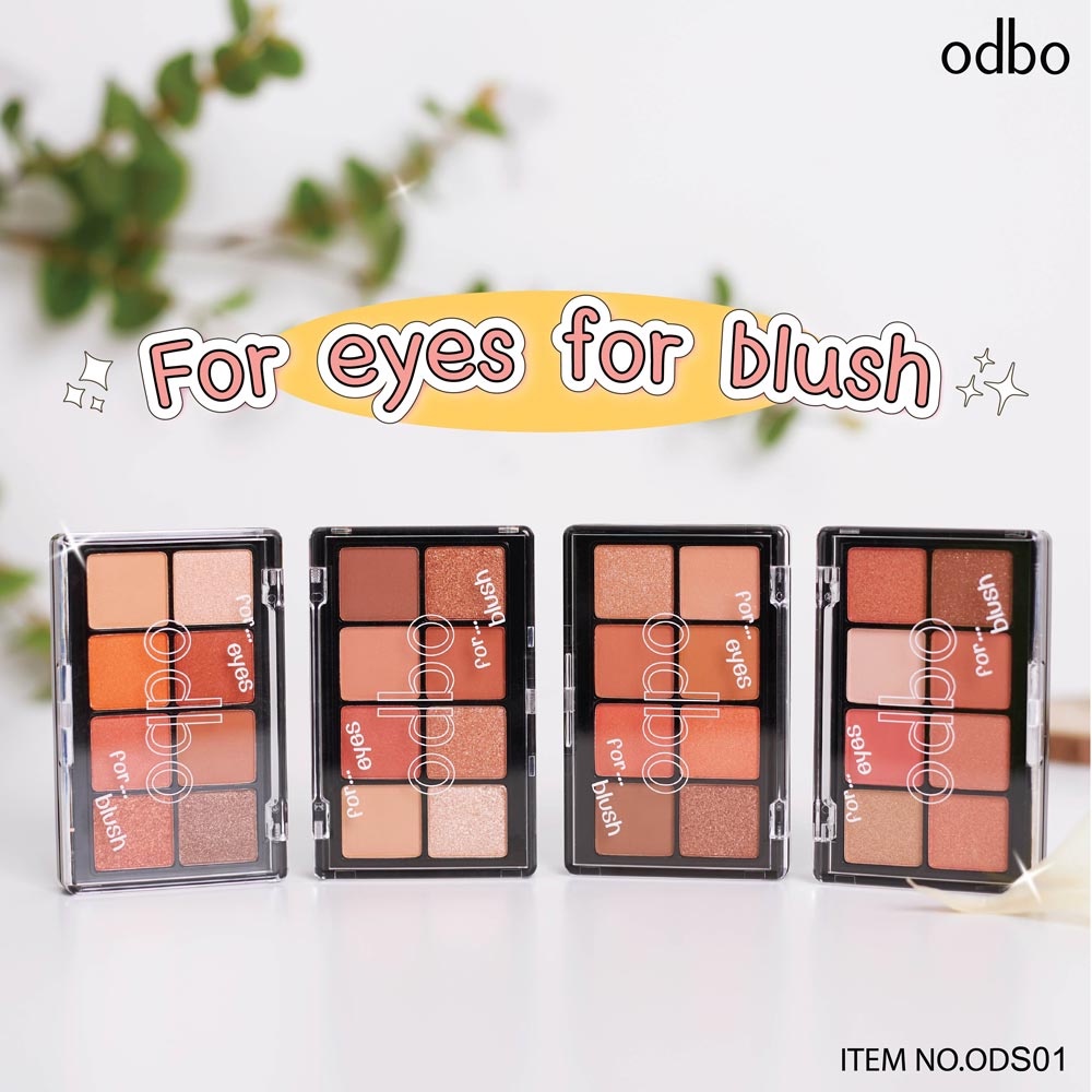 Phấn Mắt Má Hồng 2 Tầng Odbo Eyeshadow and Blush ODS01 Thái lan
