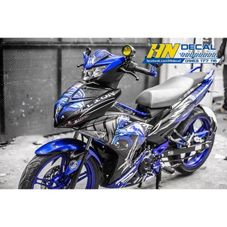 Tem Trùm Exciter 150 Xanh Đen Lion