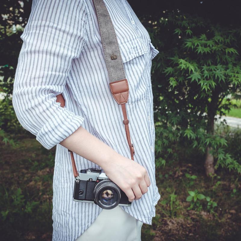 Dây Đeo Cổ Phong Cách Vintage Có Thể Điều Chỉnh Cho Máy Ảnh SLR / DSLR