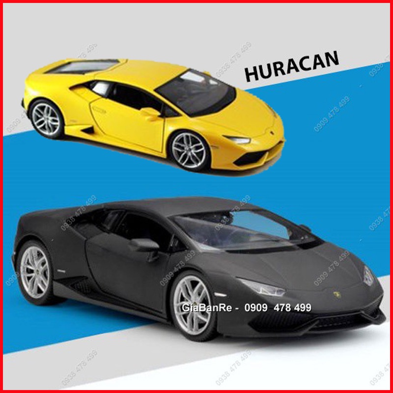 Xe Mô Hình Sắt Lambo Huracan Lp610-4 Fx Tỉ Lệ 1:24 - Welly - 8311