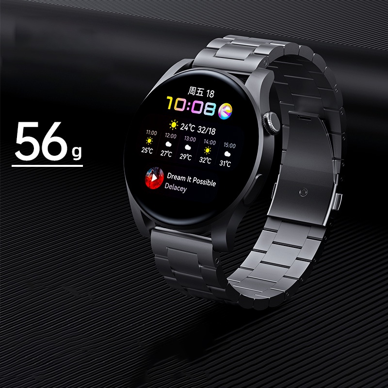 Dây Đeo Inox Màu Xám Cho Đồng Hồ Thông Minh Huawei Watch 3 / 3 Pro 22mm Huawei Gt 2 2e
