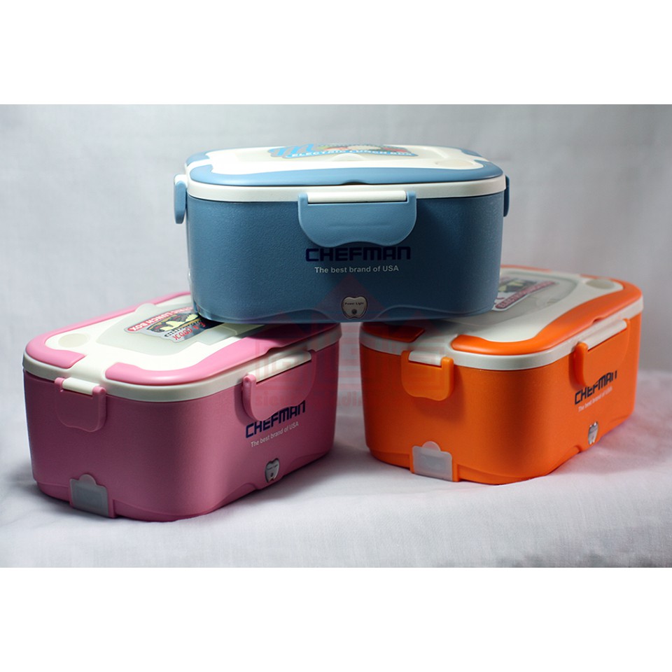 Hộp Đựng Cơm Hâm Nóng Chefman CM-112i Tiện Dụng Cho Văn Phòng