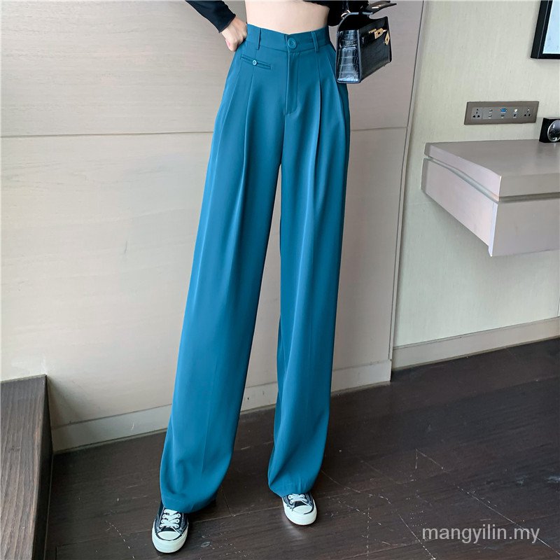 Quần Dài Ống Rộng Lưng Cao Thời Trang Trẻ Trung | BigBuy360 - bigbuy360.vn