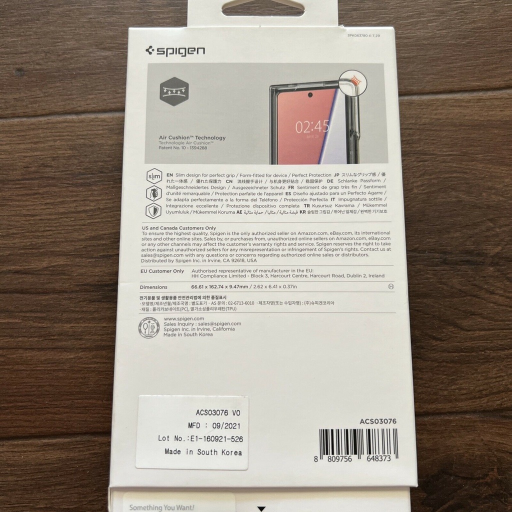 Ốp Spigen cho Galaxy Z Fold 3 5G - Hàng chính hãng