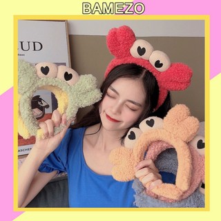 Băng đô Bamezo rửa mặt hình càng cua phong cách siêu cute BD22