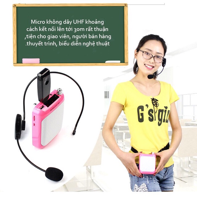 Mic trợ giảng đa năng Newgood P11 sử dụng tần số UHF