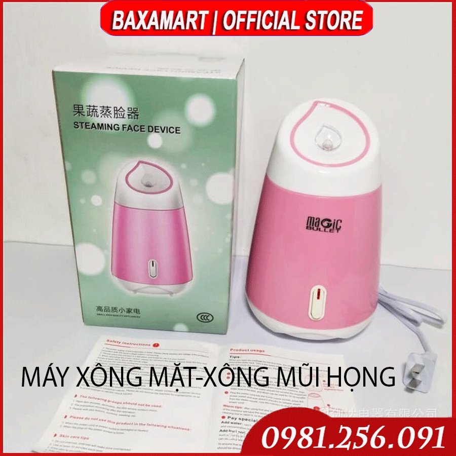 Máy xông mặt-xông mũi họng hoa quả thảo dược,tinh dầu công nghệ ion Hàn Quốc
