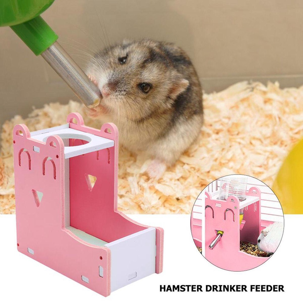 Khay Đựng Thức Ăn Bằng Gỗ Dễ Thương Cho Chuột Hamster