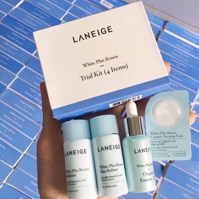 Kit dưỡng trắng da Laneige White Plus Renew Trial Kit