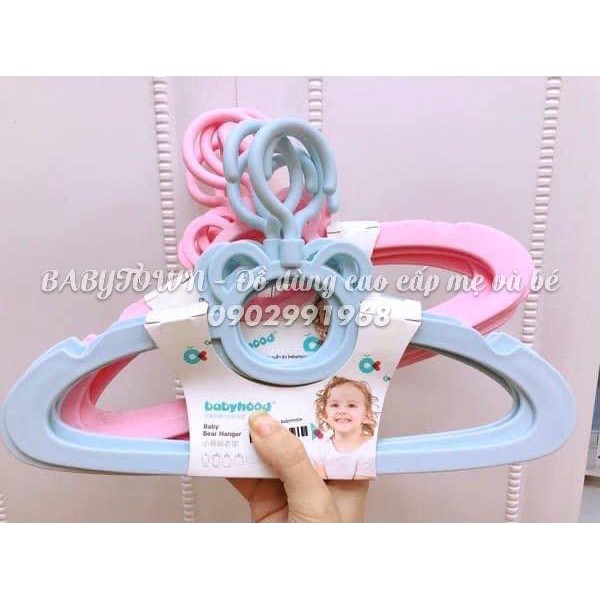 SET 5 MÓC TREO QUẨN ÁO TRẺ EM BABYHOOD - CHÍNH HÃNG