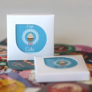 Sticker label Cake - Bộ 38 hình dán