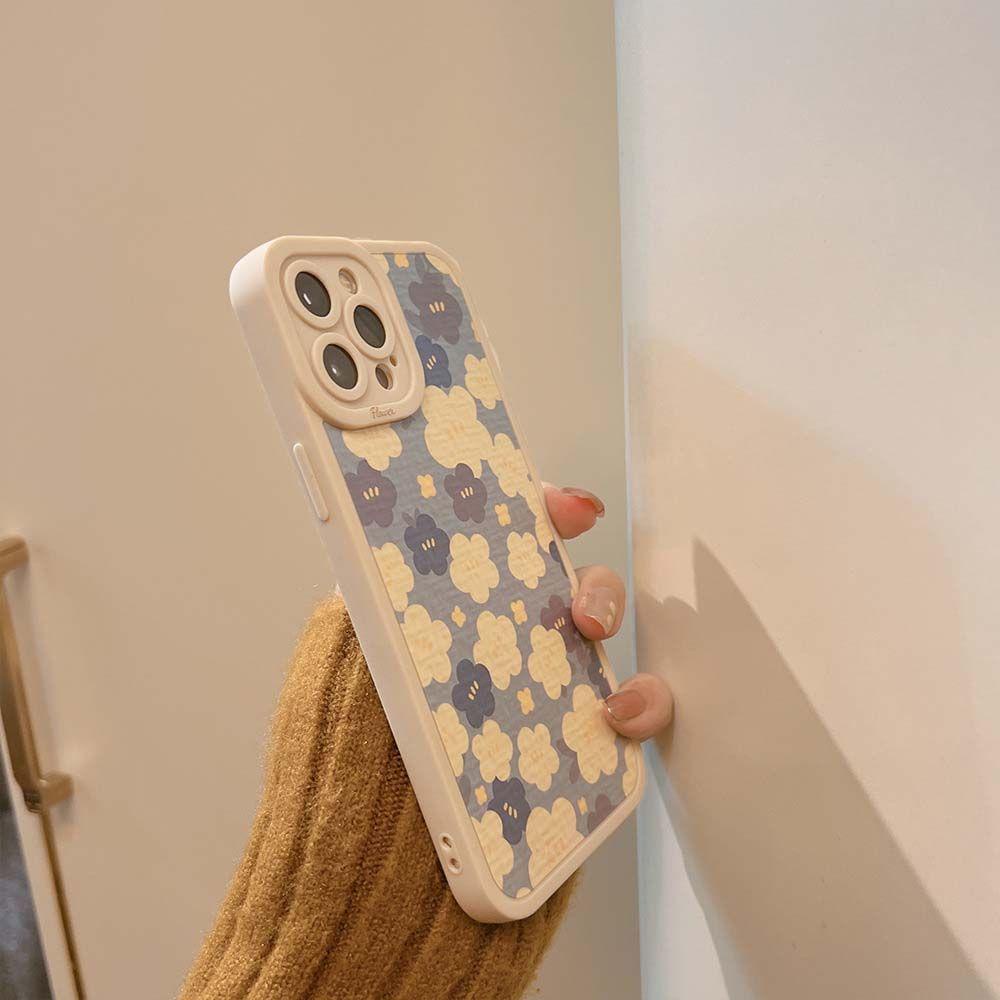 Ốp Điện Thoại Mềm Siêu Mỏng Họa Tiết Hoa Màu Kẹo Cho iPhone 13