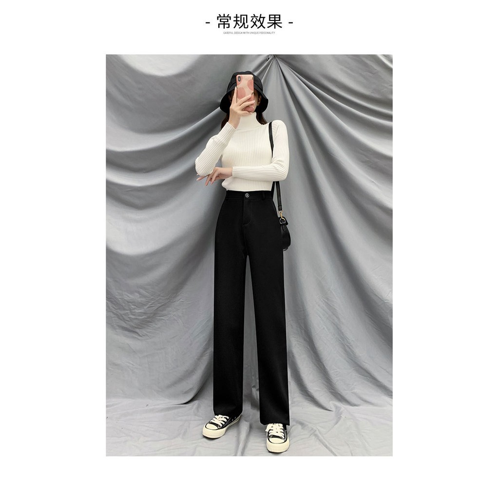 Quần Ống Rộng- Quần Ống Suông Culottes Ulzang Dáng Dài 1m | WebRaoVat - webraovat.net.vn