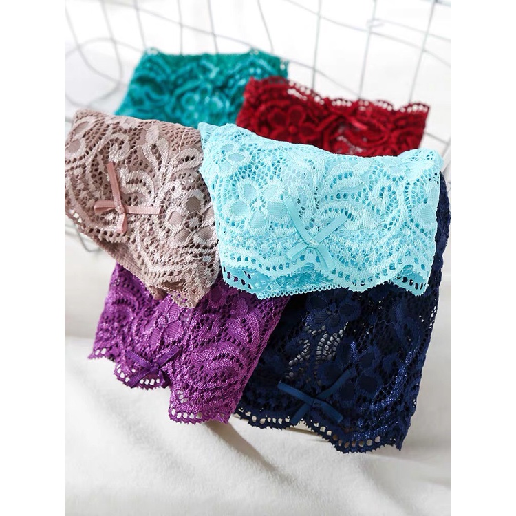 Quần lót nữ LENABRA,QL6407- quần lót ren điệu sexy mềm mịn có nơ