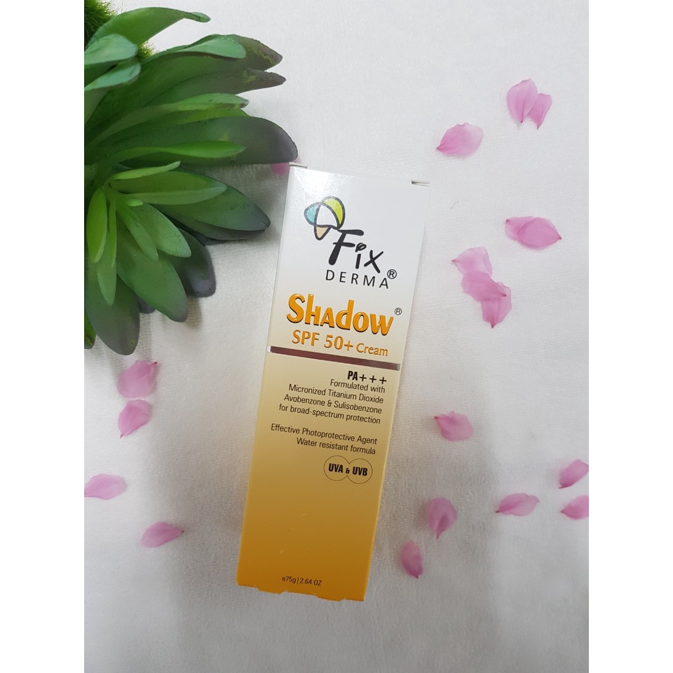 [HÀNG NHẬP KHẨU] Kem /Gel Chống Nắng Fixderma Shadow SPF 50+ Cream/SPF 30+ Gel-Da Mặt Và Toàn Thân, Mỏng Nhẹ Không Bí Da