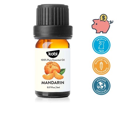 Tinh dầu Vỏ Quýt Kobi Mandarin 5ml thư giãn thơm phòng tạo hương dễ chịu dùng khuếch tán