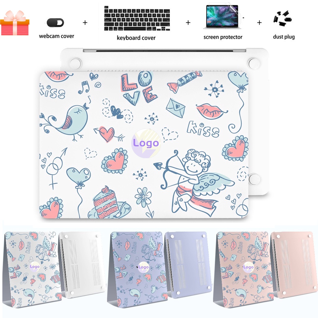 Ốp Điện Thoại in Hình Cupid'S 5 Trong 1 Cho Macbook case 2020 2021 Pro 13 14 inch A2338 A2442 A2485 A2289 A2251 2020 Air M1 13.3 A2179 A21932 A2337