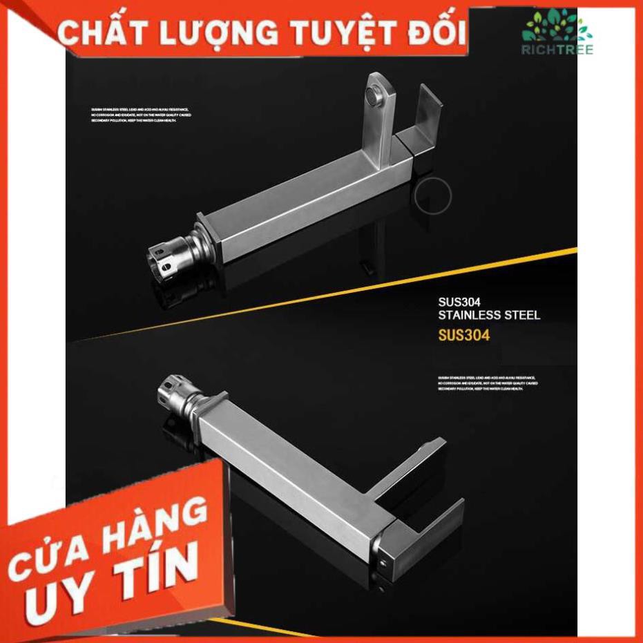 [FREE SHIP] Vòi lavabo nóng lạnh inox 304 cao 28cm cắm bàn cao cấp Morally