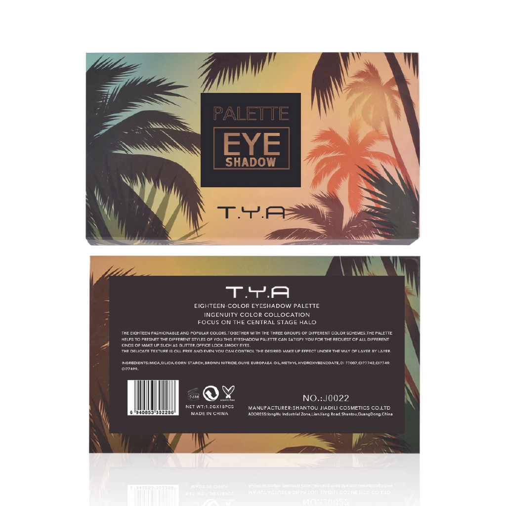 Bảng phấn mắt LAMUSELAND 18 màu nhũ trang điểm làm đẹp 21.6g J0022 | BigBuy360 - bigbuy360.vn