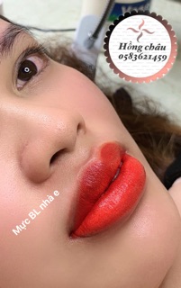 mực phun xăm BL đỏ cam