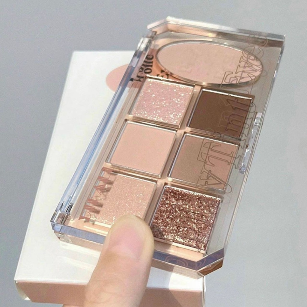 [4 Tone Màu] Bảng Phấn Mắt 7 Ô Màu Siêu Trendy Dikalu Eye Shadow 10g [Nội Địa Trung]
