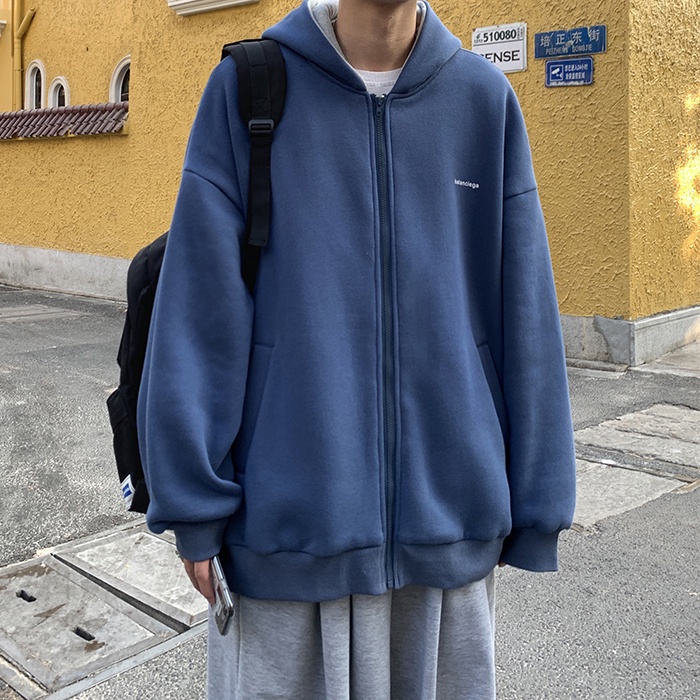 Áo khoác thể thao dáng rộng thời trang xuân thu phong cách Hong Kong cho nam và nữ