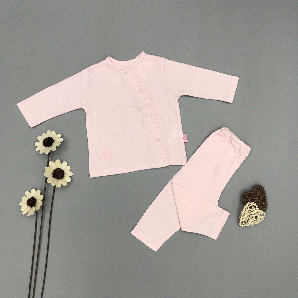 [ Sale Hàng Lẻ Size] Áo Thun Dài Tay, Hãng Lullaby,  Chất Cotton Mềm Mát, Size 1-12m, Màu Pastel Siêu Xinh