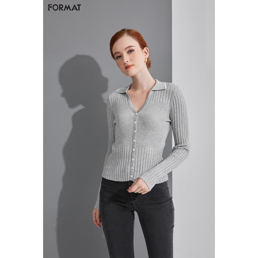 Áo len cardigan nữ FORMAT nữ tính B9SWT600J