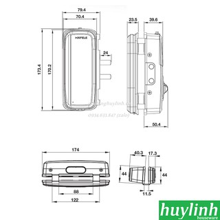 KHÓA ĐIỆN TỬ HAFELE ER4400-TC